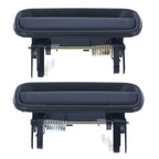 4x Front & Rear Left + Right Outer Door Handle Black for Toyota Hilux (1997–2005)