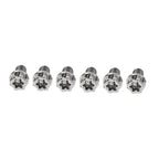 6pcs M8x15mm Titanium Torx Head Flange Bolts for Motorcycle Bike