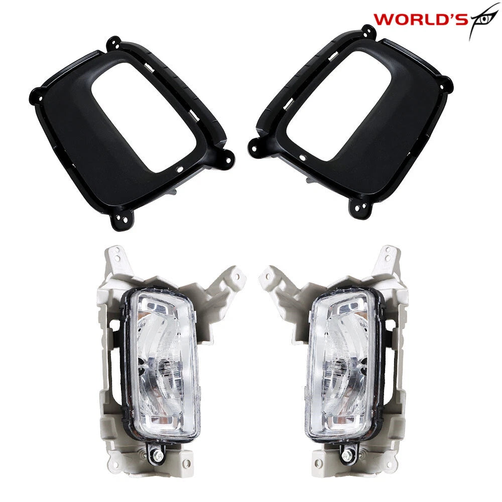 Front Bumper Fog Lights with Bezel for Kia Sorento (2014–2015)