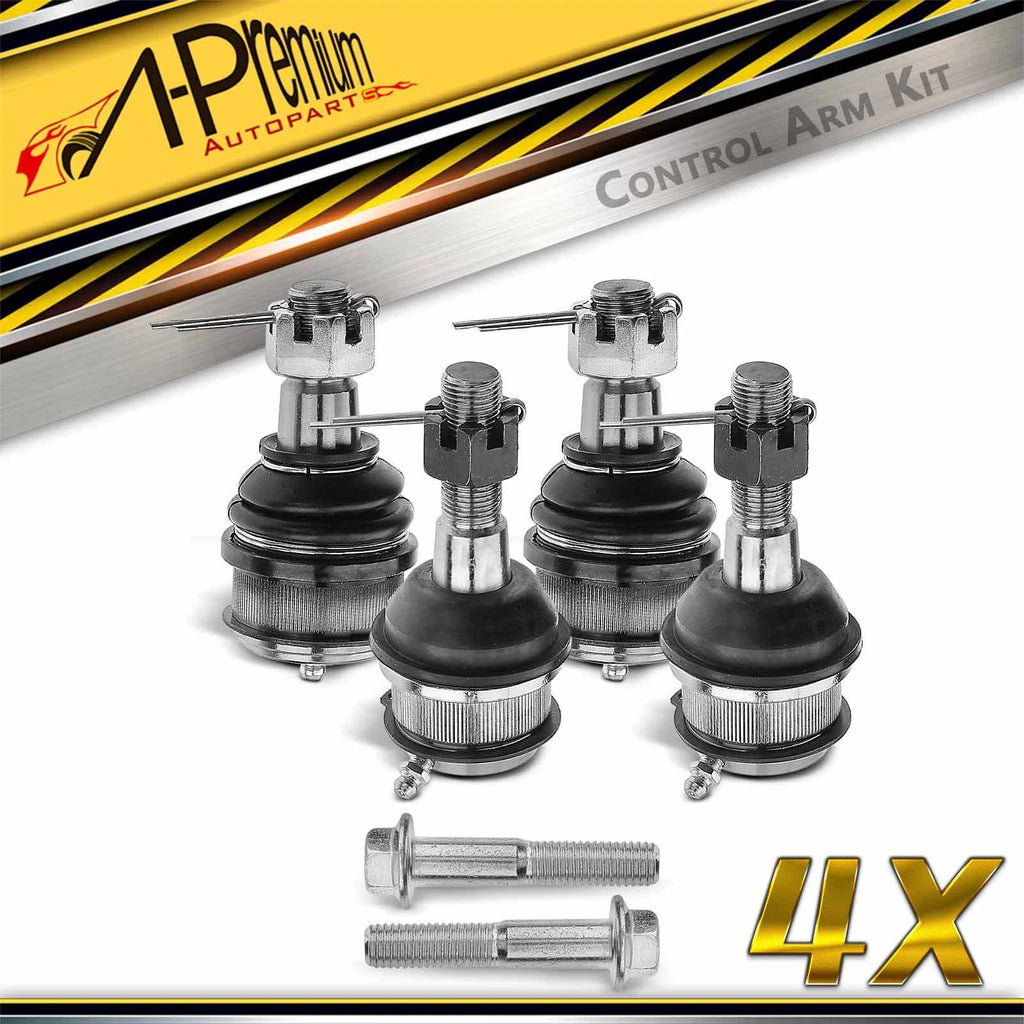 Set of 4 Front Upper & Lower Ball Joints for Ford Explorer Bronco II (1991–1994)