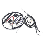 Extended Cable Kit for Harley Sportster XL (2007–2013) - Black 14" Ape Handlebar