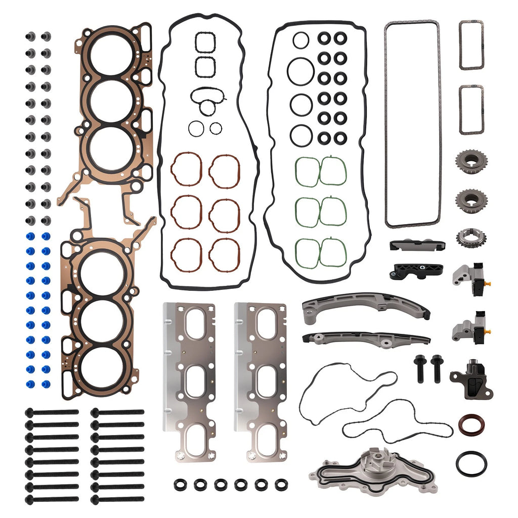 Timing Chain Kit with Head Gasket Bolts for Ford Edge (2011–2013)