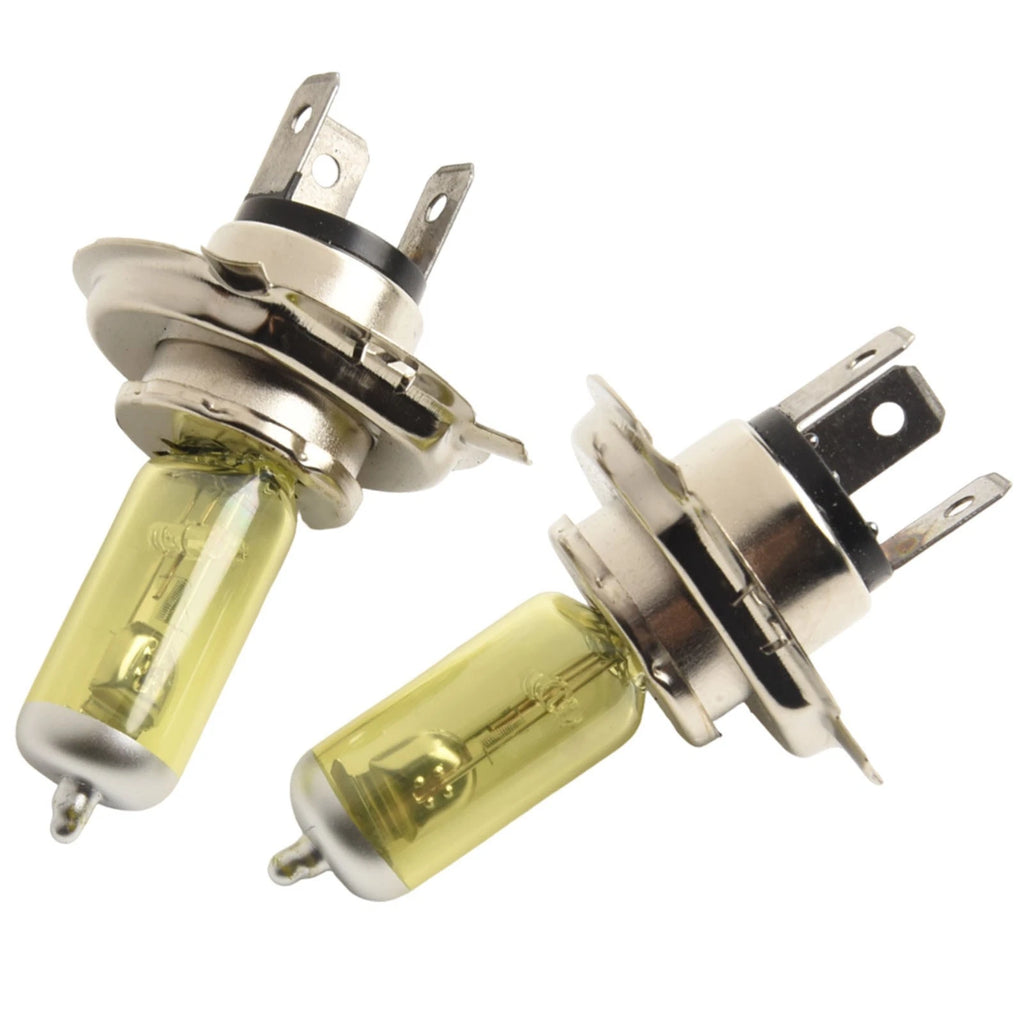 2X H4 55W 5000K Xenon Gas Halogen Headlight Bulbs 12V