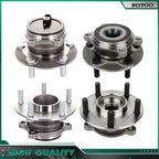 Set of 4 Wheel Hub and Bearing for Mazda 3 (2014–2018)