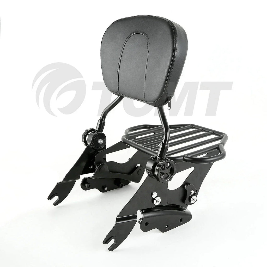 Backrest Sissy Bar Luggage Rack Docking Hardware for Harley Touring (2009-2013)