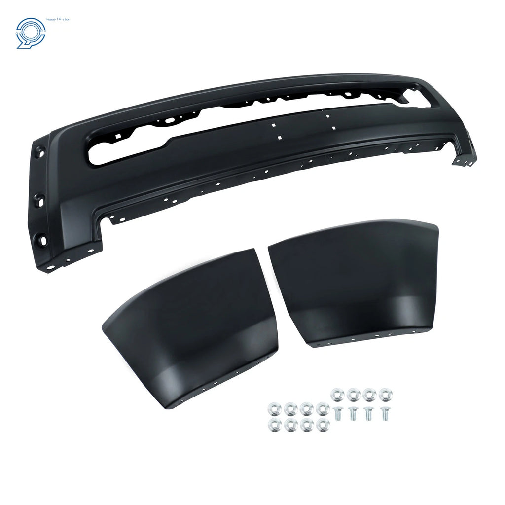 Front Bumper Face Bar for Dodge Ram 2500 3500 (2010-2018) Black Steel