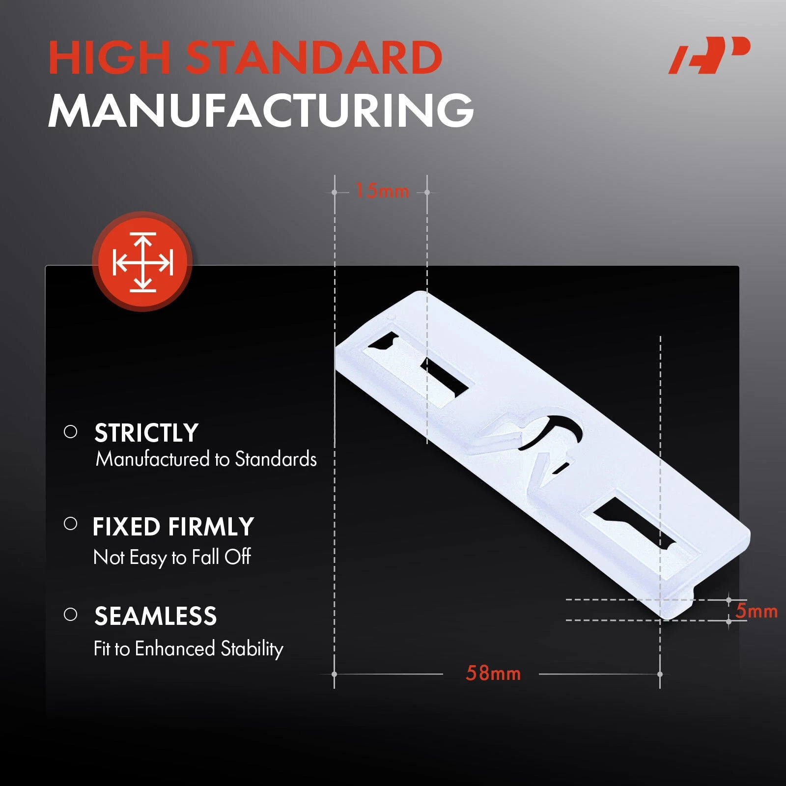 Nylon Windshield Moulding Clips for Toyota Lexus (2015-2025)