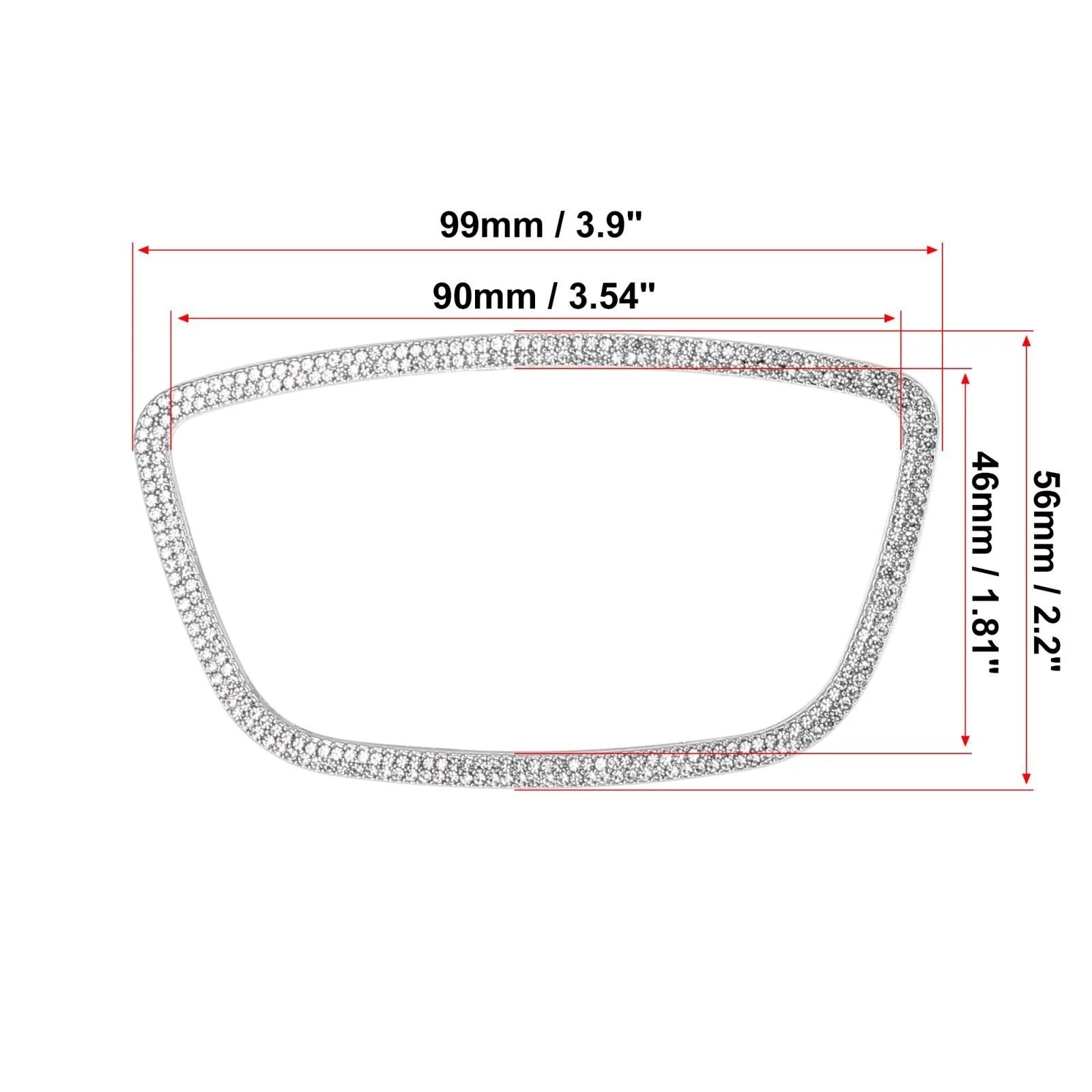 Steering Wheel Trim Cover Sticker for Audi Q7 (2007–2015) Silver Tone