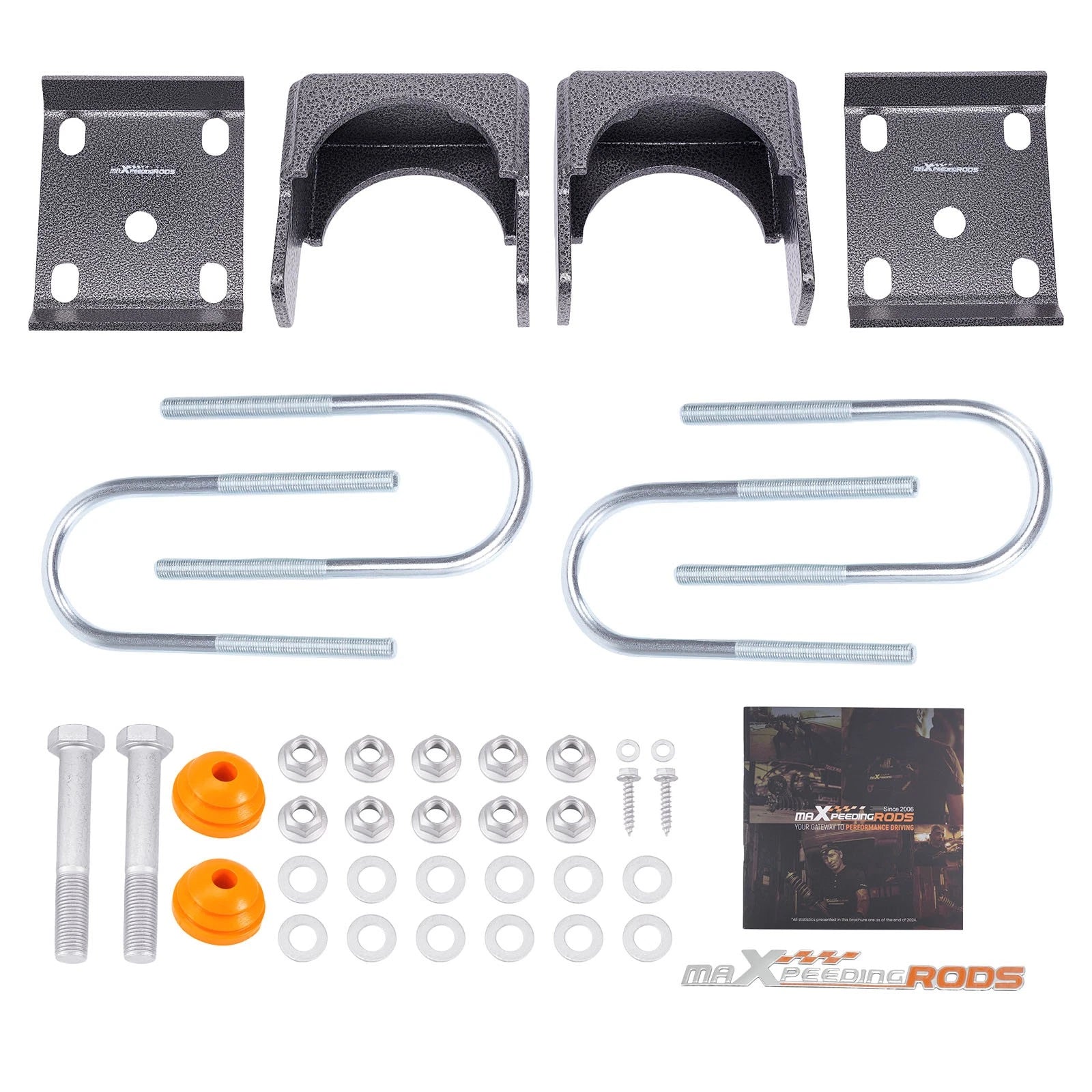 6" Flip Lowering Kit for Chevrolet C1500 Silverado (1988–1998) Rear Axle Steel