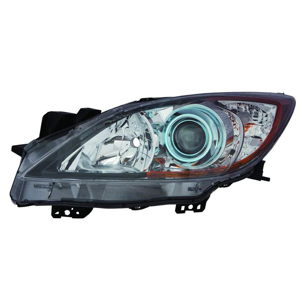 Replacement Driver Halogen Head Light Lens/Housing for 2012-13 Mazda Mazda 3