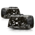 Smoked Headlight & Clear Side Corner Lamps for Ford F150 (2004–2008)