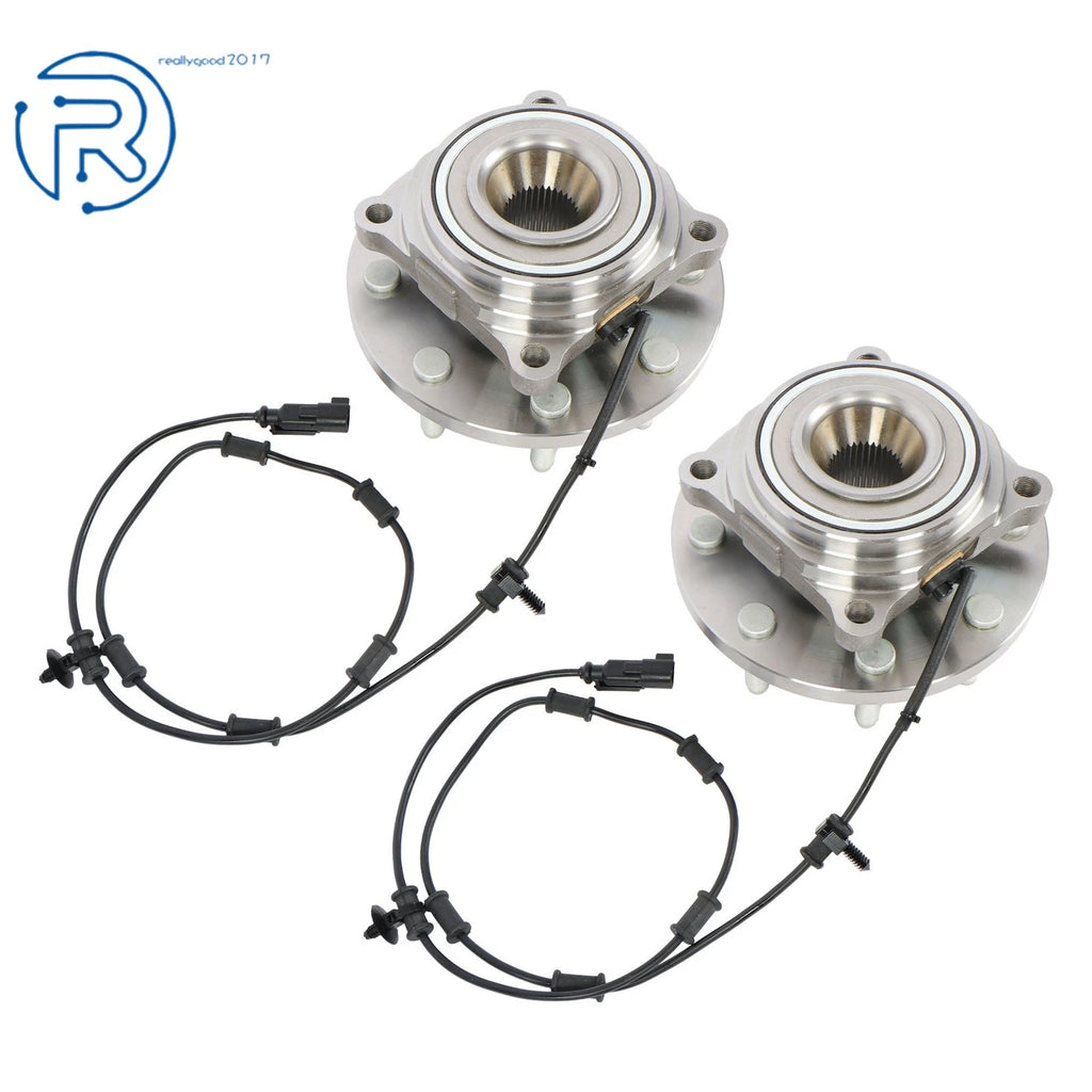 2X Front Wheel Bearing Hub Assembly for Ram 2500 3500 4WD (2012–2013) 8-Lug 515148