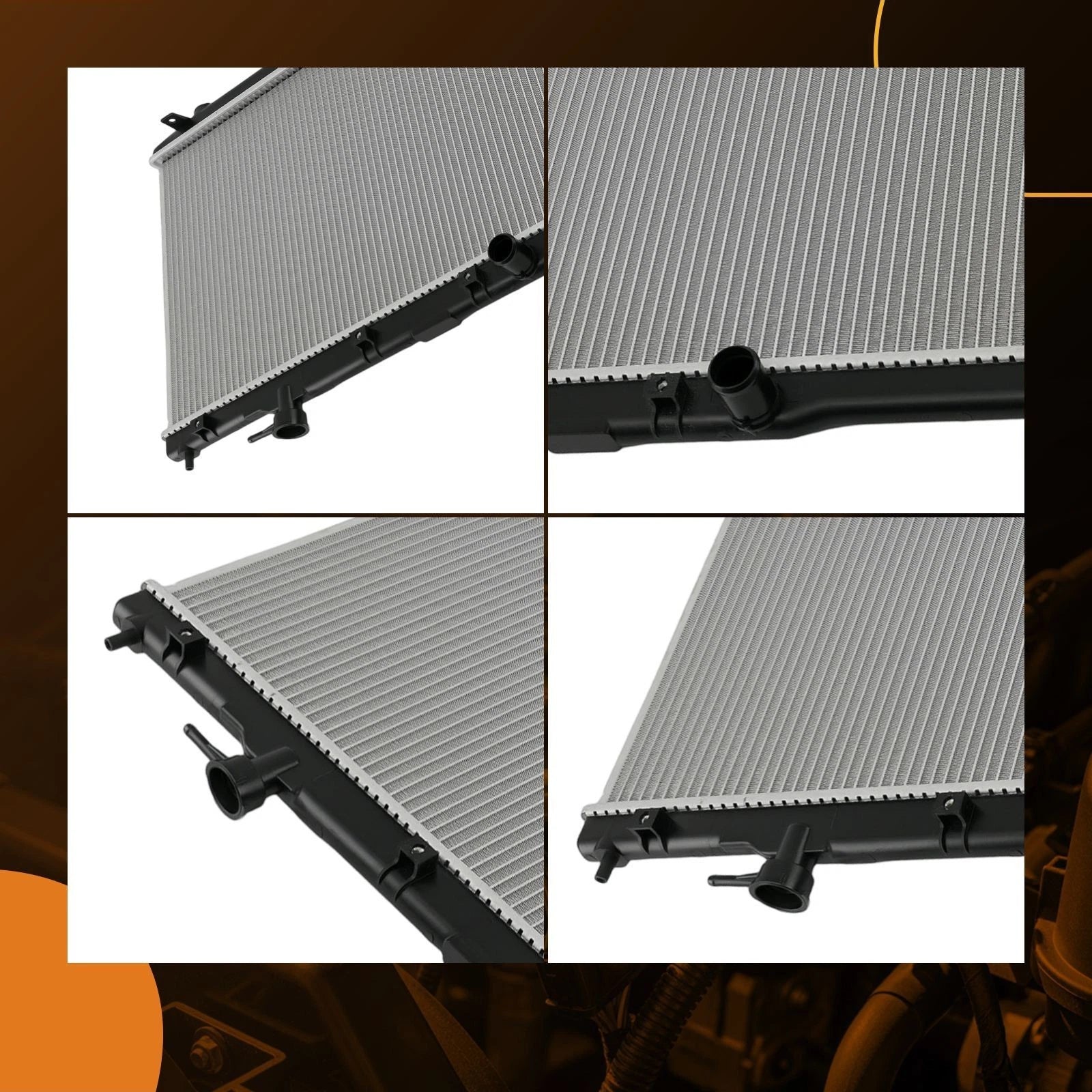 Cooling Radiator & Condenser for Honda Accord (2013-2017)