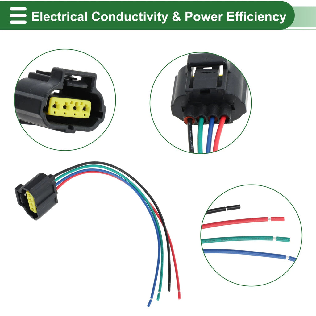 Set of 4 Pin Sensor Wiring Harnesses for Chevrolet Metro (1998–2000) No. 9098010711