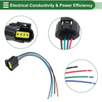 Set of 4 Pin Sensor Wiring Harnesses for Chevrolet Metro (1998–2000) No. 9098010711