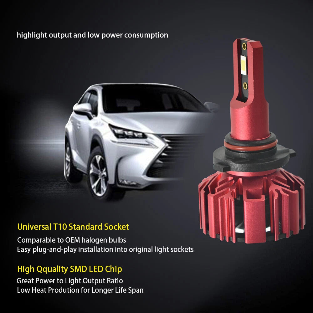 2X LED Headlight Bulbs for