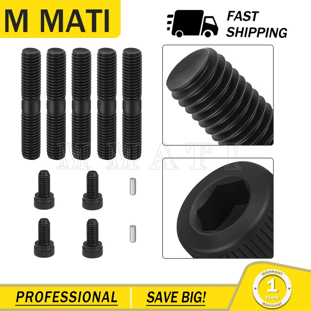 Cylinder Head Stud Bolts Kit for Yamaha YZ125 YZ125X (2007–2022) #90116-08027-00