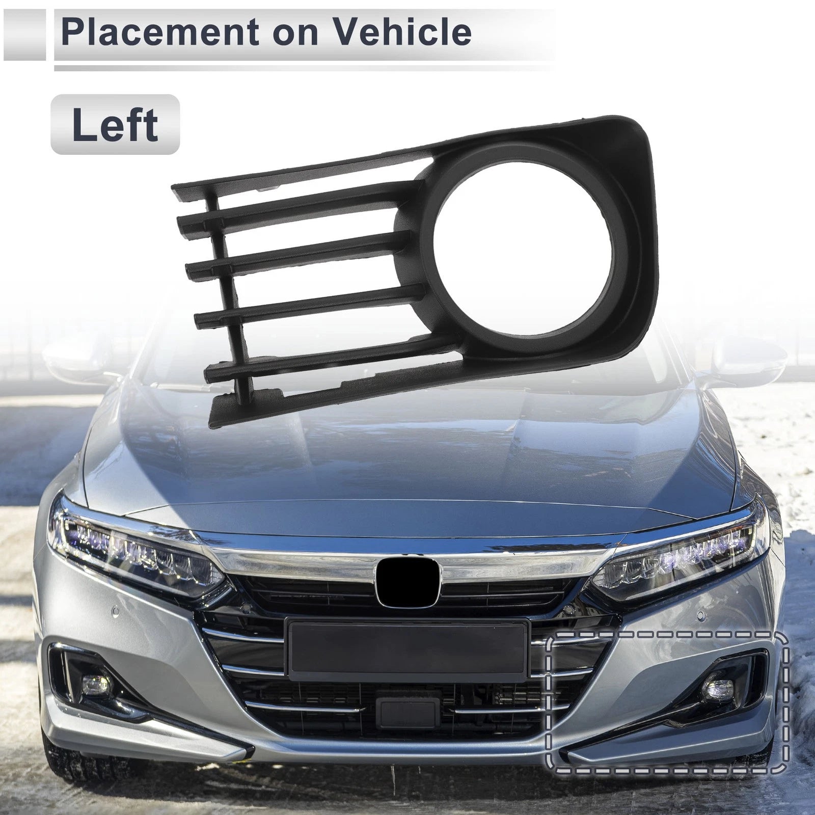 1 Pc Fog Light Grill for Toyota Prius (2004–2009) No. 5311247030