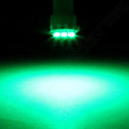 10Pcs 3SMD 3014 LED T5 74 Interior Dashboard Gauge Wedge Light Bulb