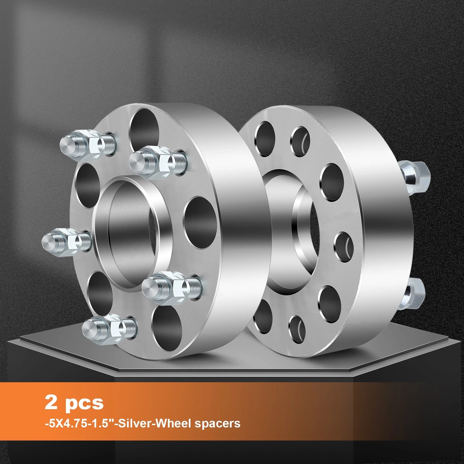 2X 1.5" Hubcentric Wheel Spacer 5x4.75 12x1.5 for Chevrolet Corvette Pontiac GMC