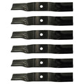 6 Heavy Duty Blades for Kubota (K5182-71840, K5575-34330) 48" Decks