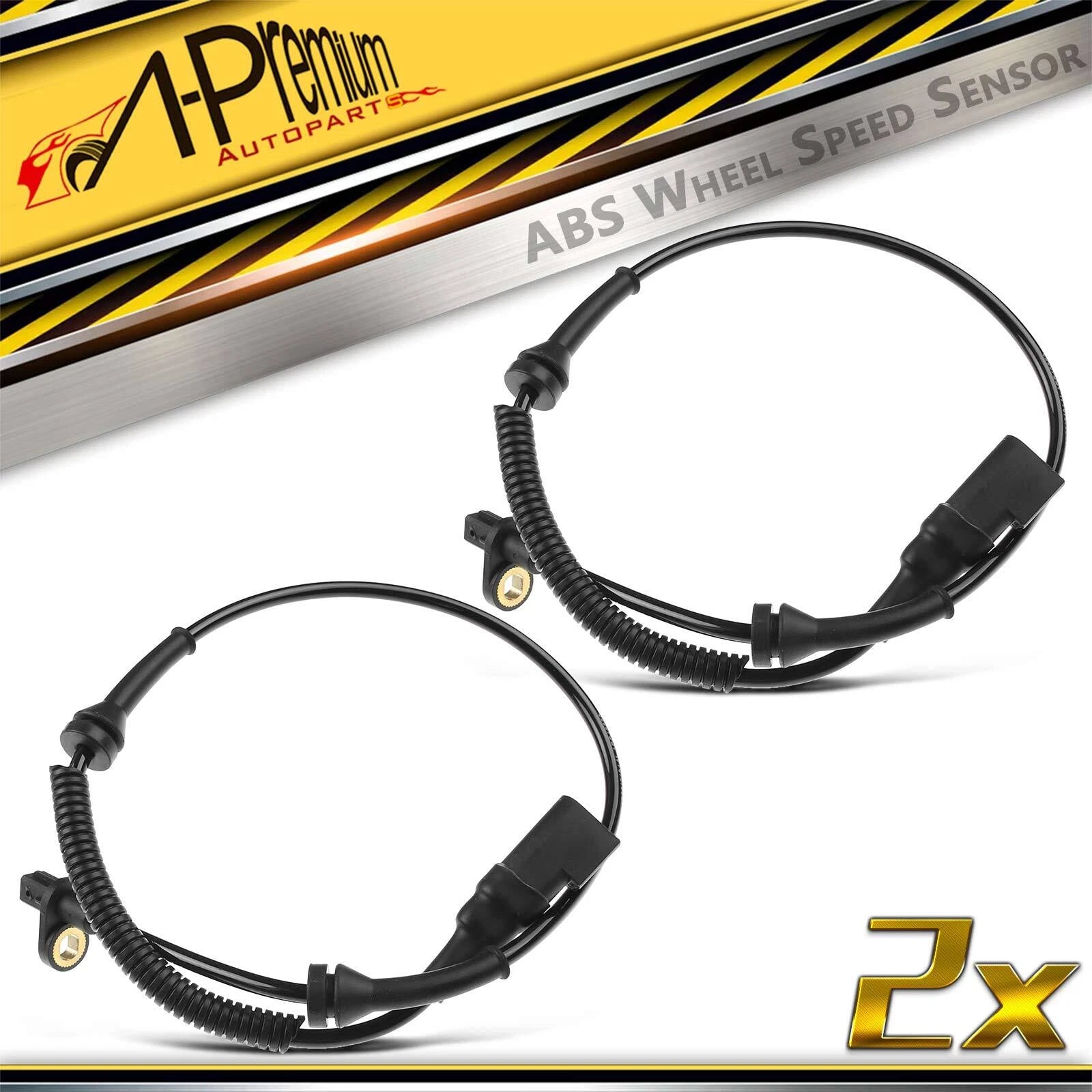 2X Rear ABS Wheel Speed Sensor for Ford Transit Connect (2010–2013)