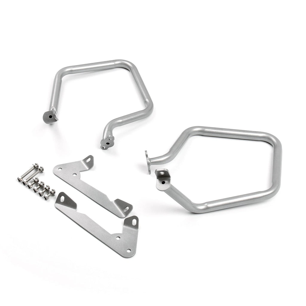 Rear Silver Crash Bars for BMW R1200RT (2014–2017)