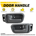 Set of 2 Rear Interior Door Handles for Toyota Tundra (2000–2006) Gray