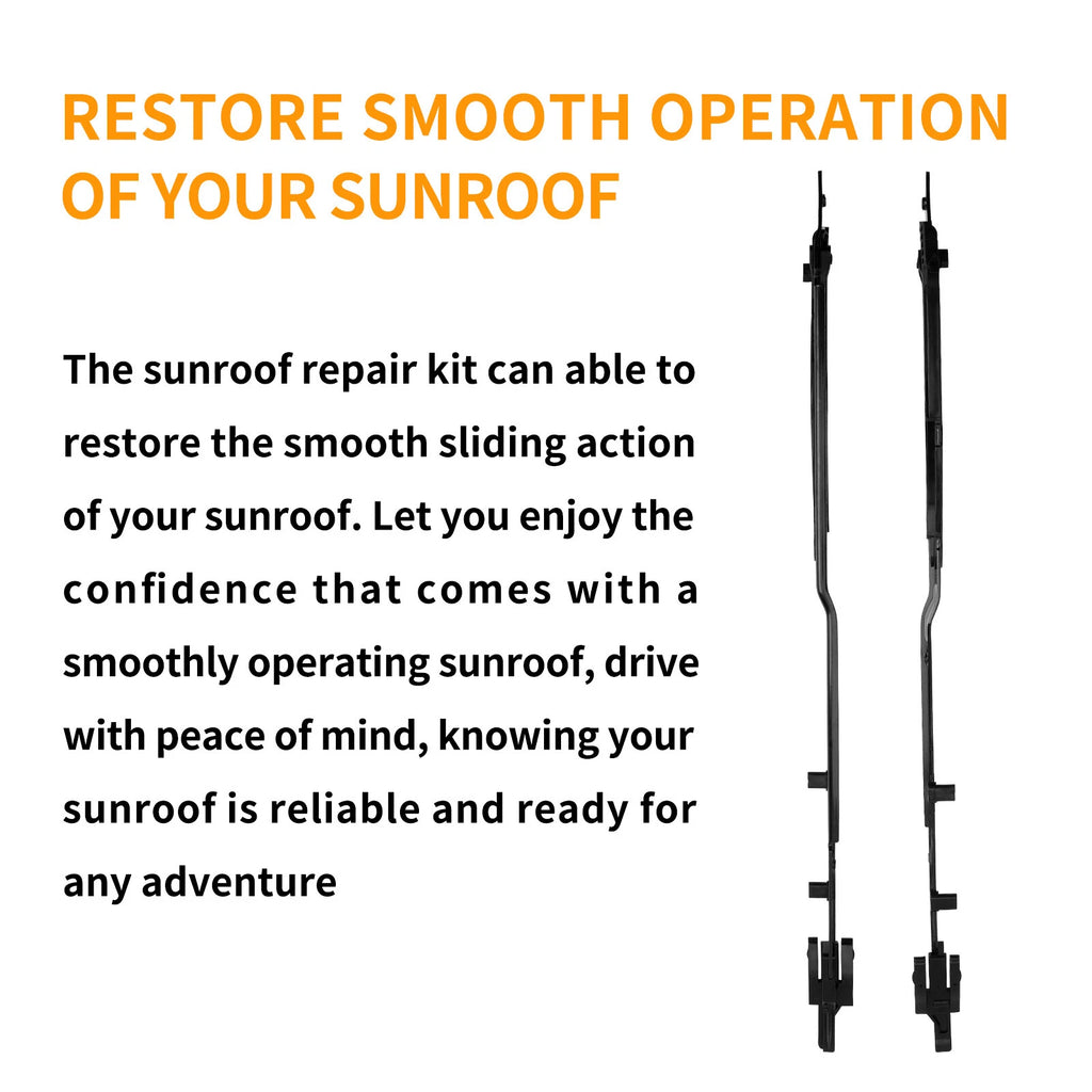 Sunroof Track Guide Rails Repair Kit Left & Right for Ford F150 Expedition (2015–2024)