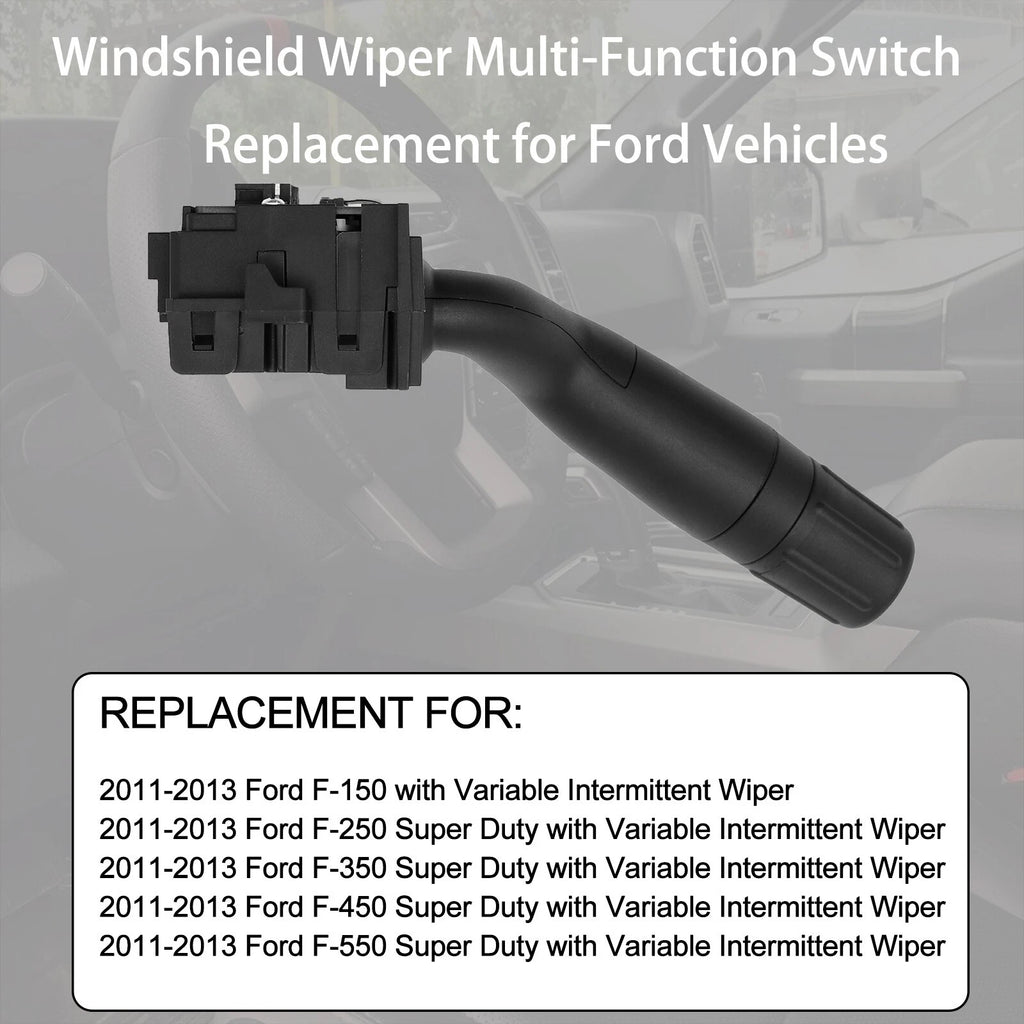 Turn Signal Windshield Wiper Switch for Ford F150 F250 F350 F450 (2011–2013) SW6874