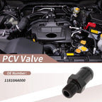 PCV Valve for Subaru Outback (1990–2001) 11810AA000 Metal Black