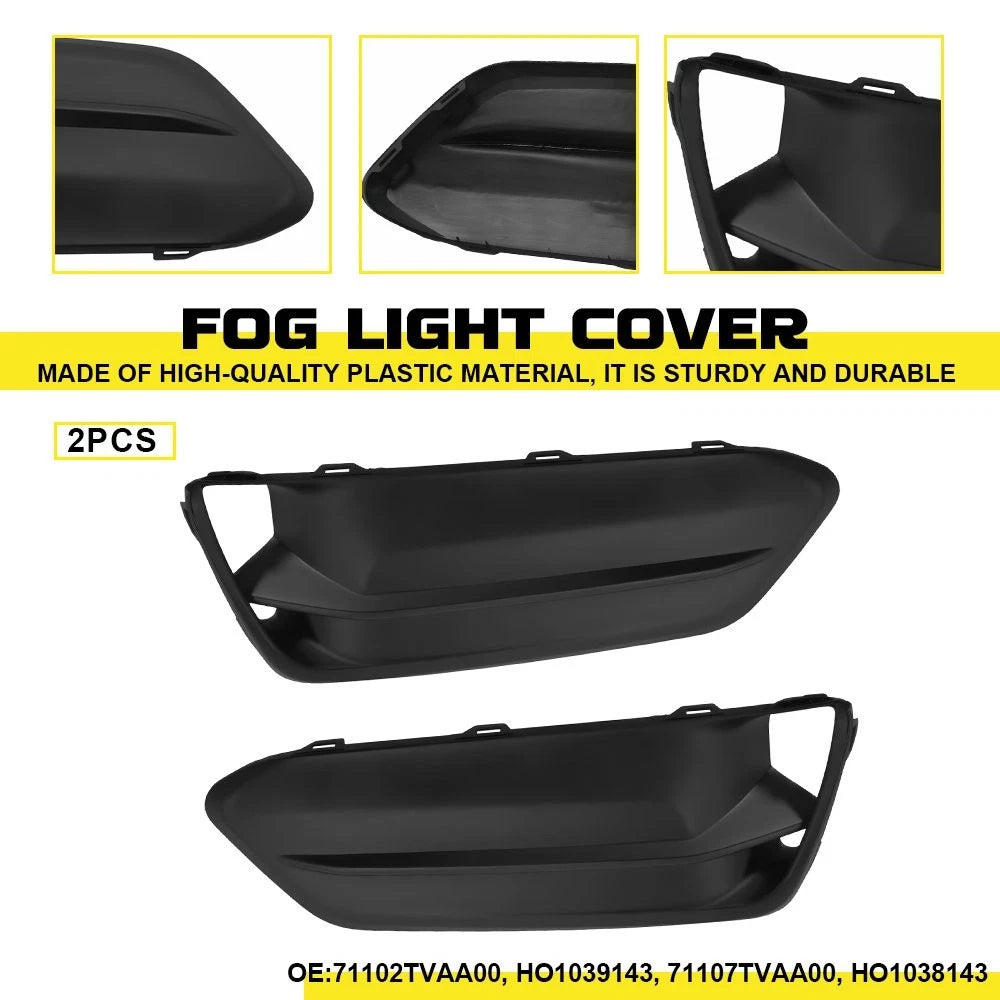 Set of 2 Fog Light Covers for Honda Accord (2018–2020)