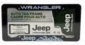 License Plate Frame for Jeep Wrangler (Universal Fit, 12.5" x 6.5", 42700)