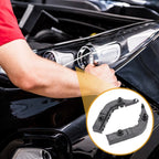 Set of 2 LH RH Front Bumper Support Brackets for Honda City (2005–2008) Black