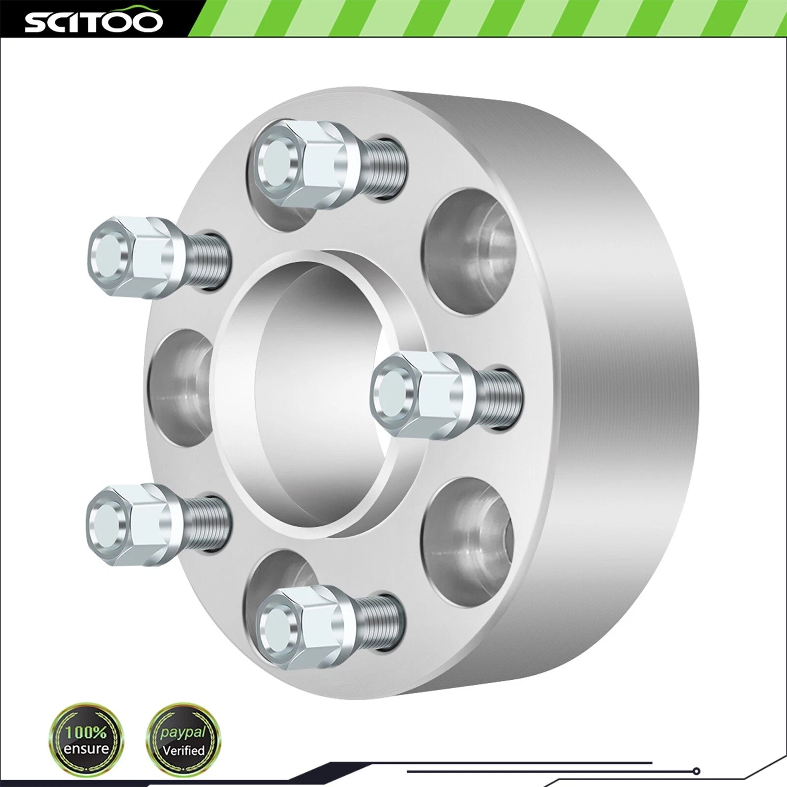 Set of 4 Wheel Spacers 5x4.5 2" 12x1.5 for Ford Mustang Ranger Edge Mercury Lincoln