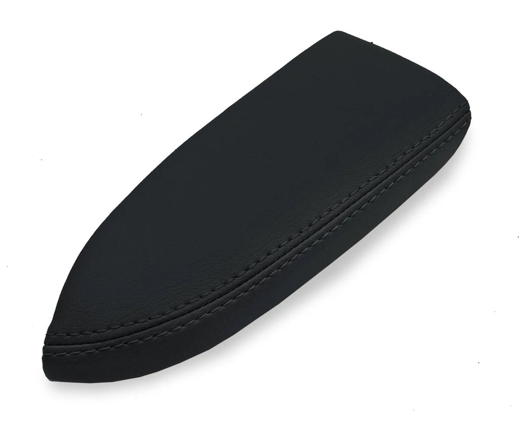 Armrest Door Panel Cover for Acura TSX (2004–2008) Black PVC Leather