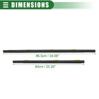 Set of 1 Window Weatherstrip for Honda (No. 72410SCAE01/72450SCAE01)