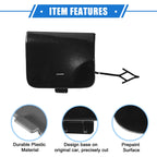 Tow Hook Eye Hole Cover Cap for BMW X3 G08 (2018–2023) Black Rear Right
