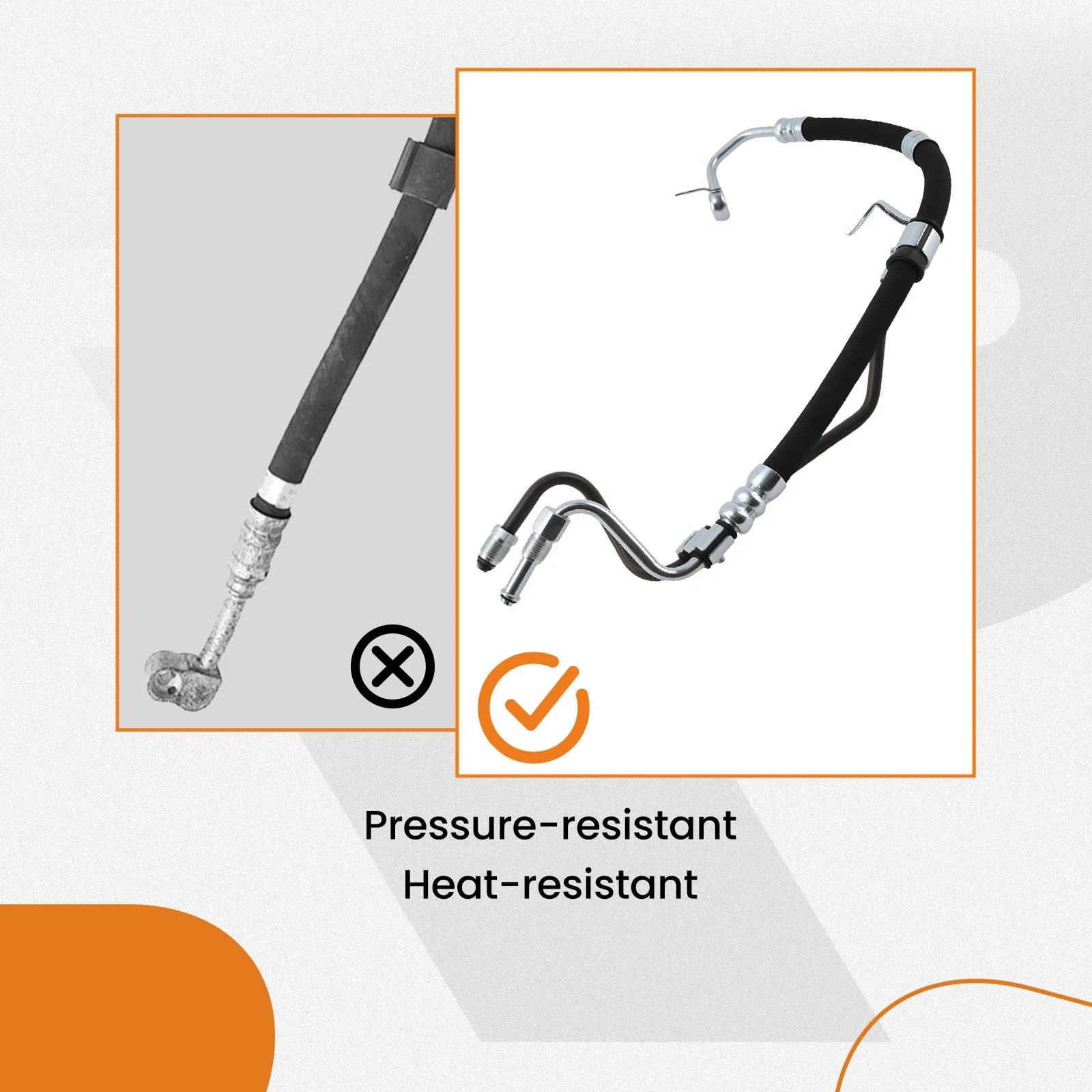 Power Steering Pressure & Return Line Hose for Toyota Camry Solara (2002–2009)