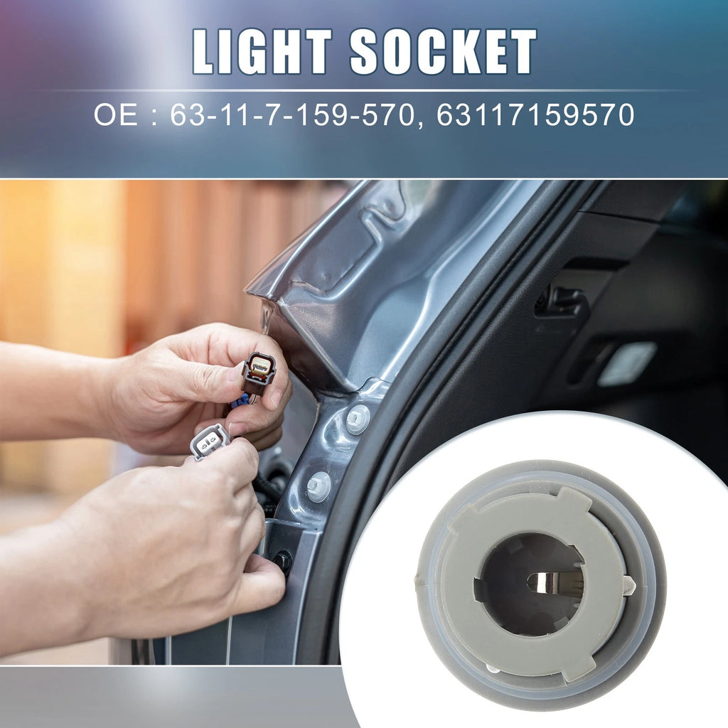 Indicator Turn Signal Light Bulb Socket 63117159570 for BMW 325i 328i 330i (2006–2013)