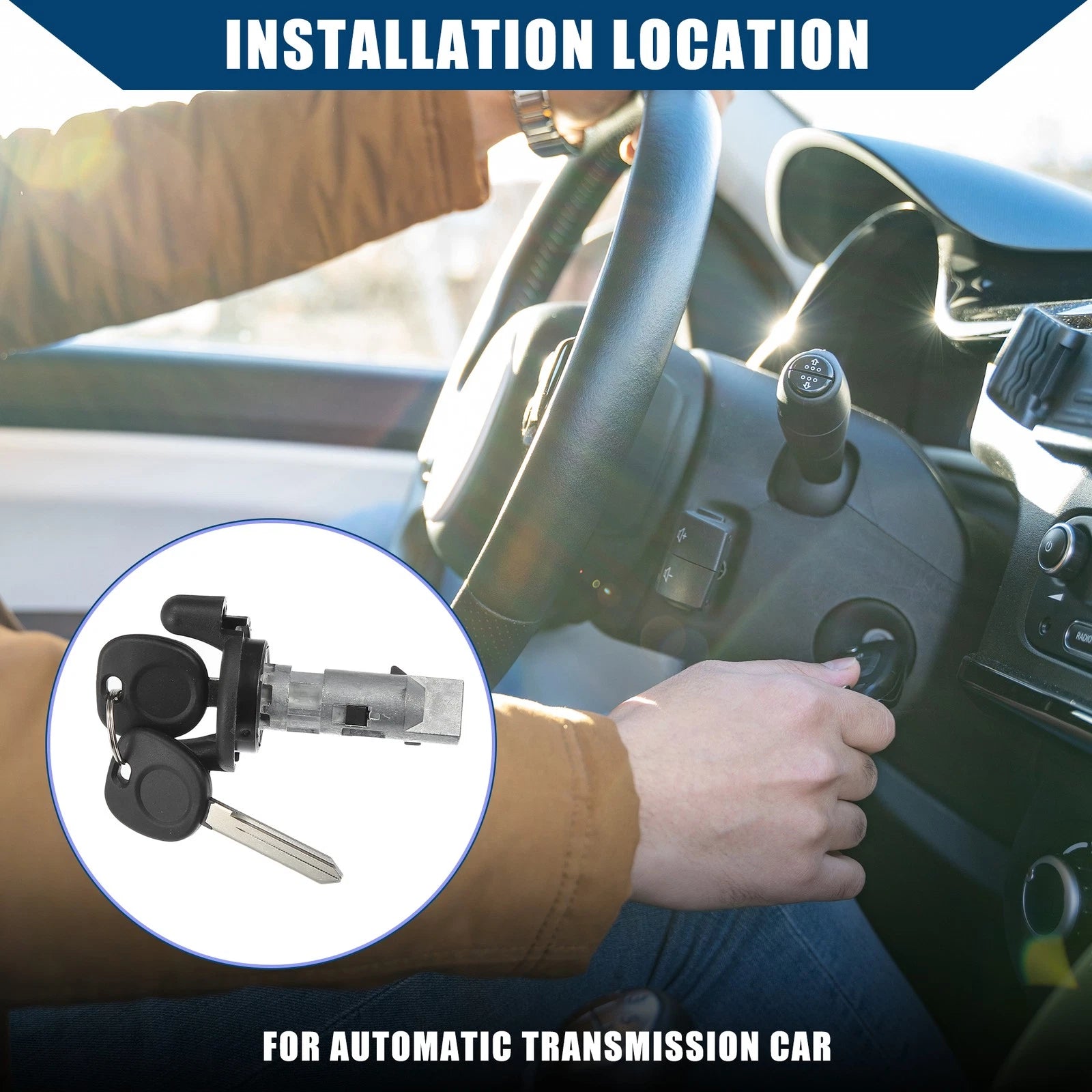 Ignition Switch Door Lock Cylinder Uncoded for Chevy GMC (No. 704600/15298924)