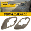 Set of 2 Interior Door Handle Trim Bezels for Chevy GMC Truck