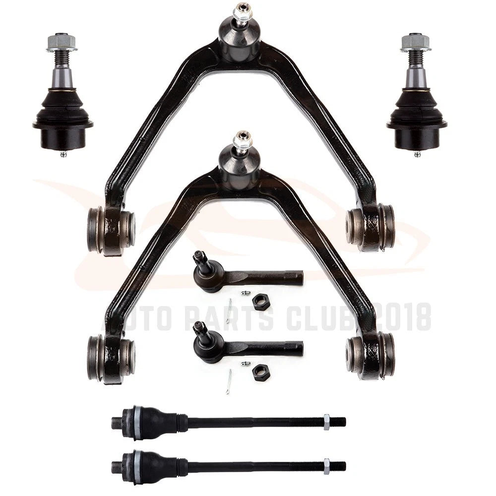 8x Front Upper Control Arms Tie Rods for GMC Yukon XL 1500 (2000–2006)