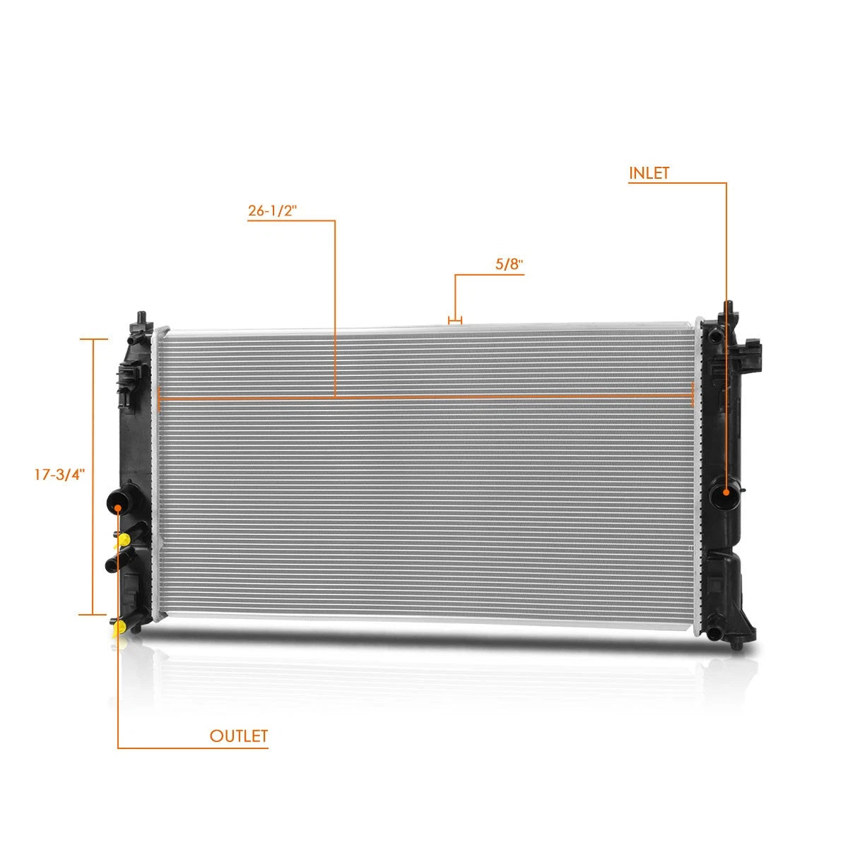 Bumper Cover Stiffener Bracket for Dodge Charger (2014–2018)