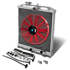 2X Aluminum Radiator for Honda Civic CRX/Del Sol Integra MT (1990–2001)