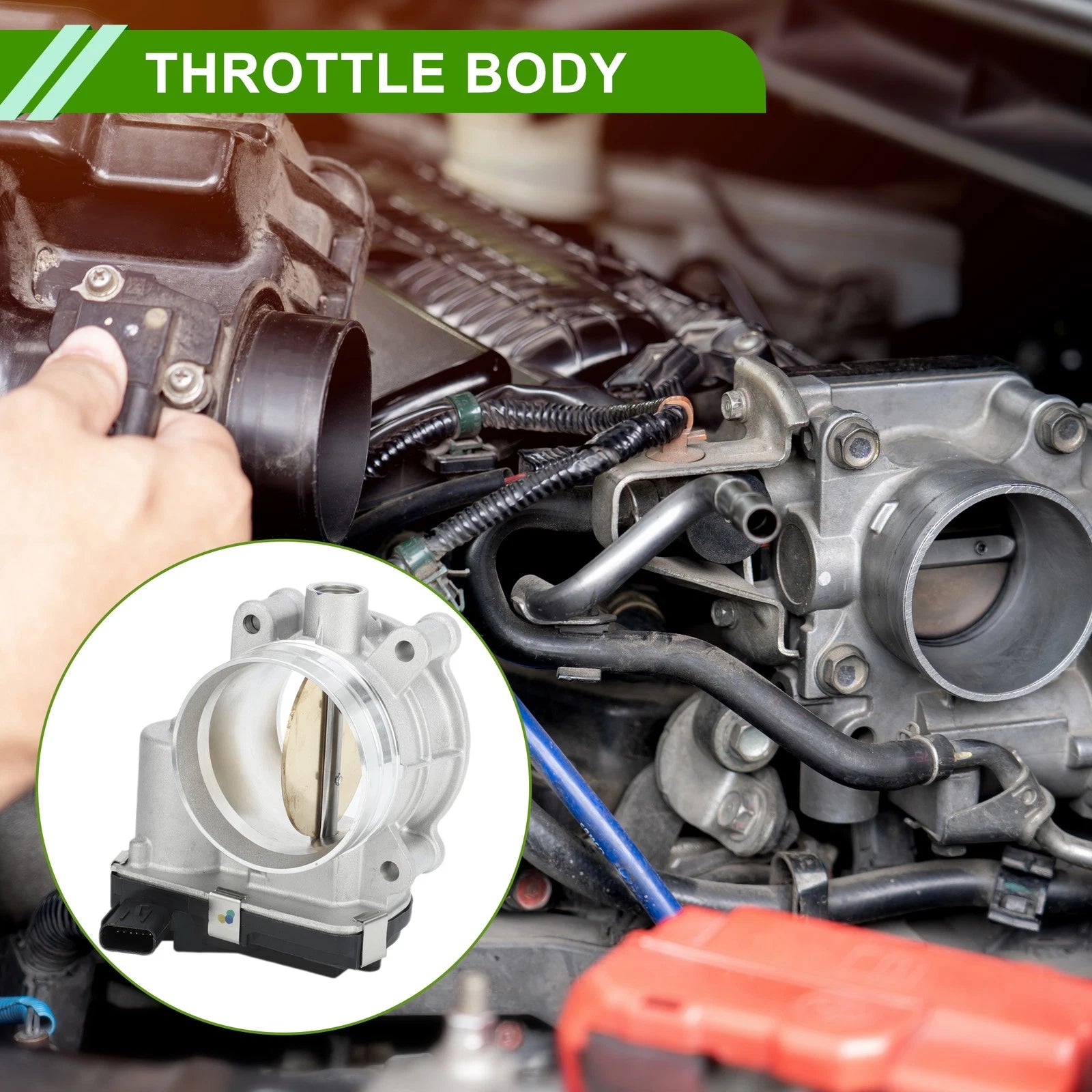 Throttle Body for Chevrolet Silverado 2500HD 3500HD, GMC Sierra 2500HD 3500HD