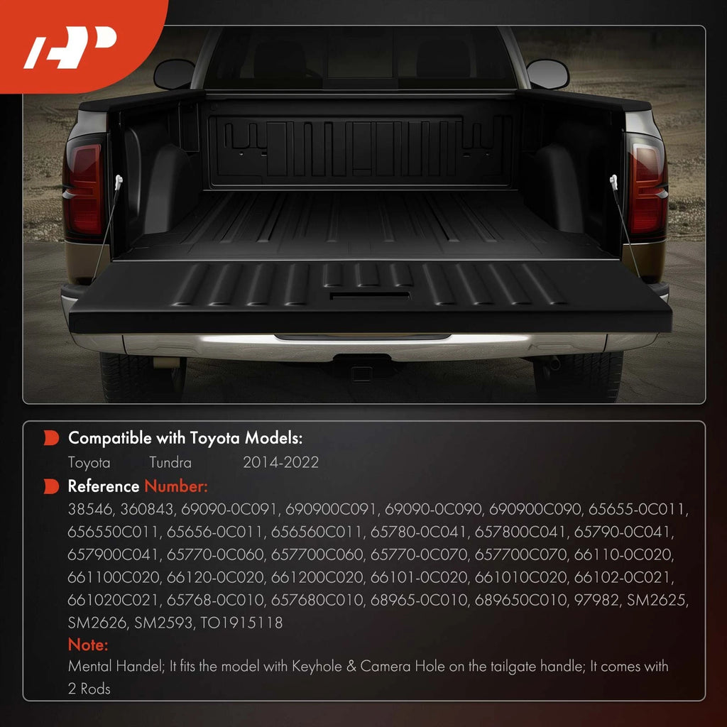 Tailgate Hardware Rebuild Kit w/ Cable & Rods for Toyota Tundra (2007–2021)