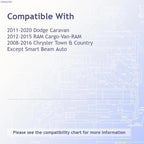 Replacement Driver Side Halogen Head Light Assembly for (See compatibility Chart)