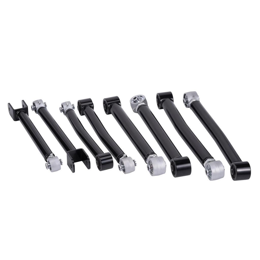 8PCS Adjustable Control Arms for Jeep Wrangler JK (2007–2018) 0-6" Lift Kits