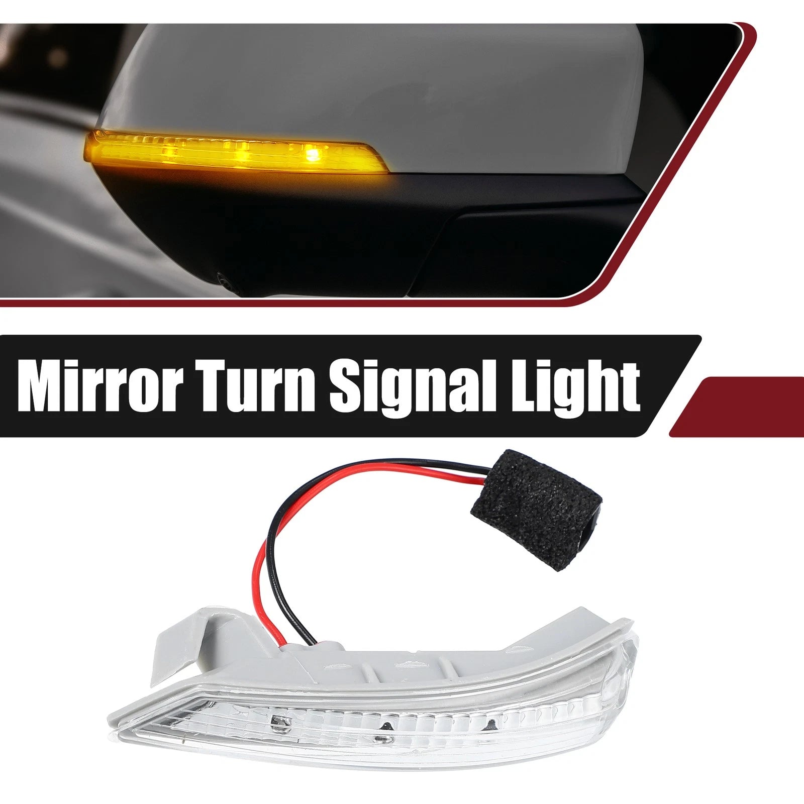 LED Left Side Mirror Turn Signal Light 68052079AA for Chrysler Dodge 
